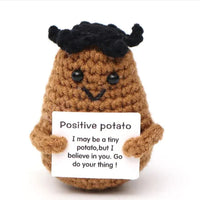 Potato Black Flat P Card